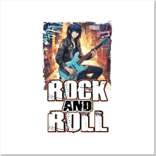 Rock Music Album Cover - Anime Shirt Posters and Art